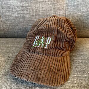 Gap x Sean Wotherspoon Corduroy Embroidered Logo Brown Cap